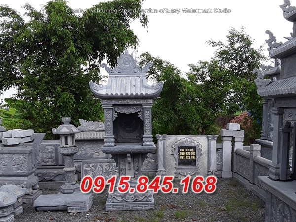 Mẫu 919 miếu thờ bằng đá đẹp bán bắc kạn am củng kỳ đài cây hương